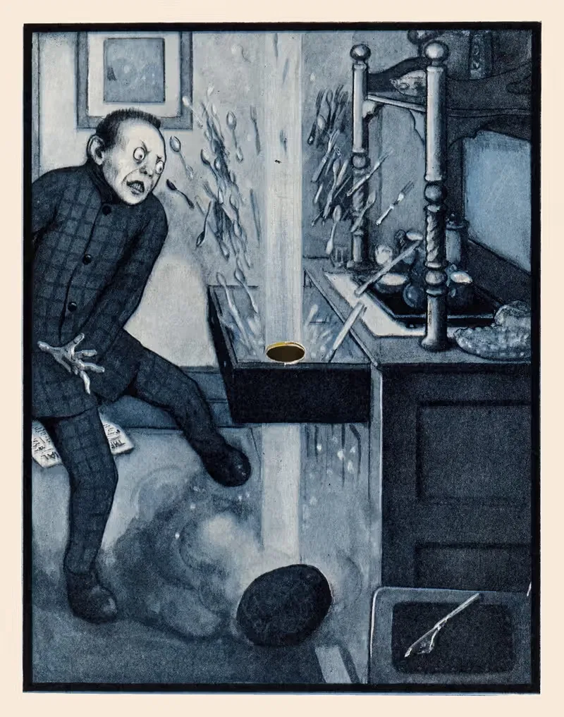 The Rocket Book Pl 07 by Peter Newell, 1912 — digital art print download