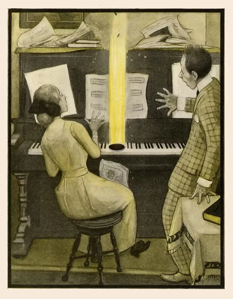 The Rocket Book Pl 08 by Peter Newell, 1912 — digital art print download