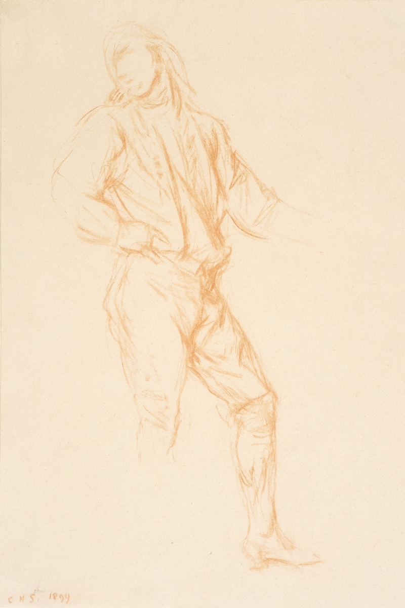 A Youth in Marmiton Costume — Charles Haselwood Shannon