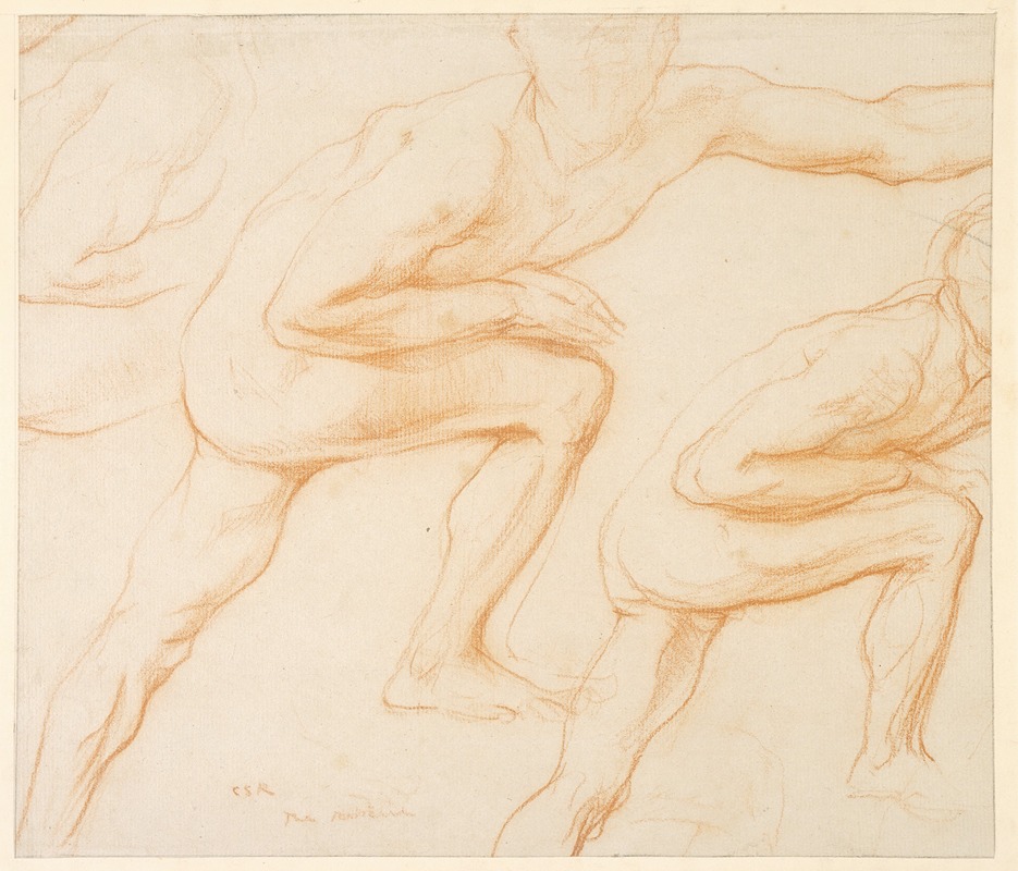 Studies of Male Figure — Charles Ricketts