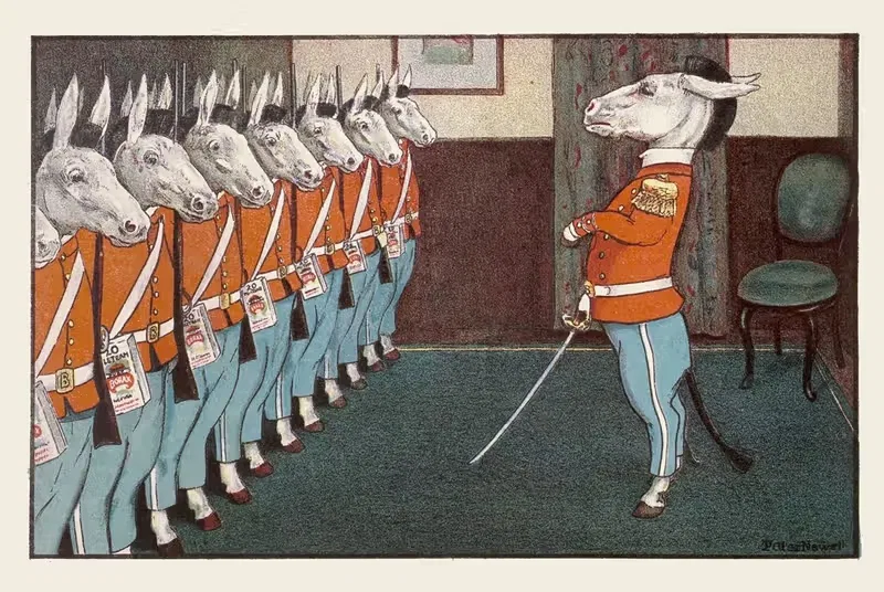 Каждый воин несет надежную пушку by Петер Ньюэлл, 1904 — digital art print download