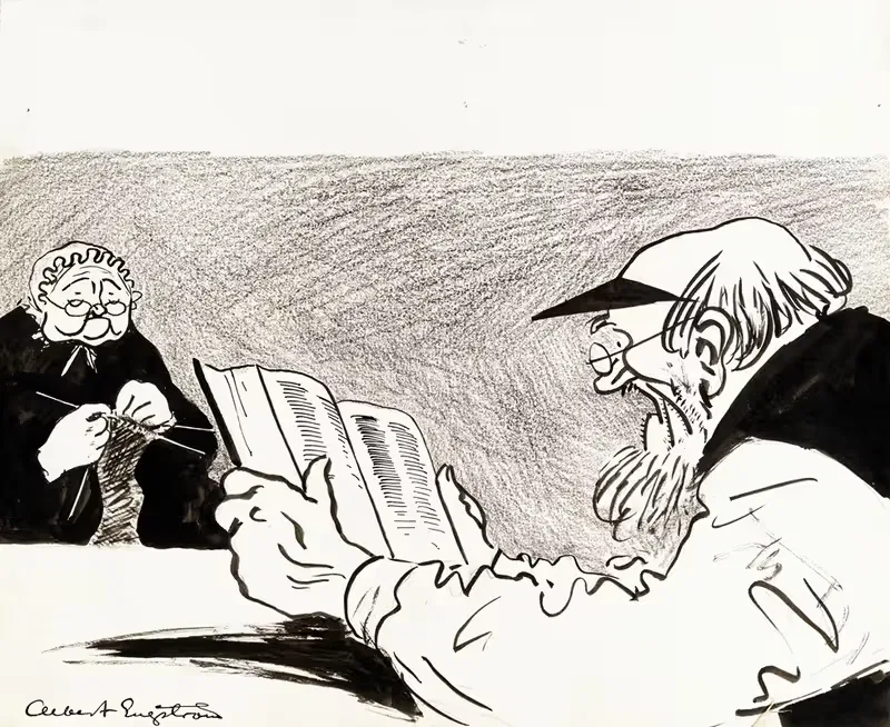 At Gunnis Home in Drängsveda — Albert Engström