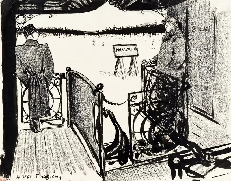 По пути в Кируна by Альберт Энгстрём, 1905 — digital art print download