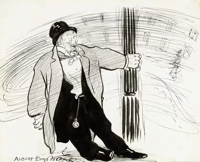 Не такой трезвый ночной странник by Альберт Энгстрём, 1902 — digital art print download