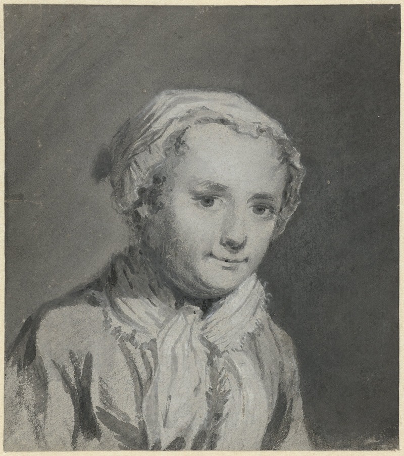 Portret van Sara Troost by Корнелис Трост, 1742-1750 — digital art print download