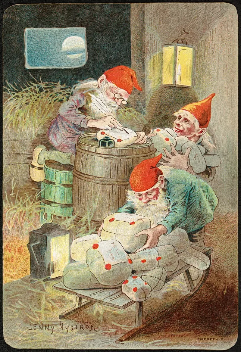 Рождественский мотив by Дженни Нюстрём — digital art print download