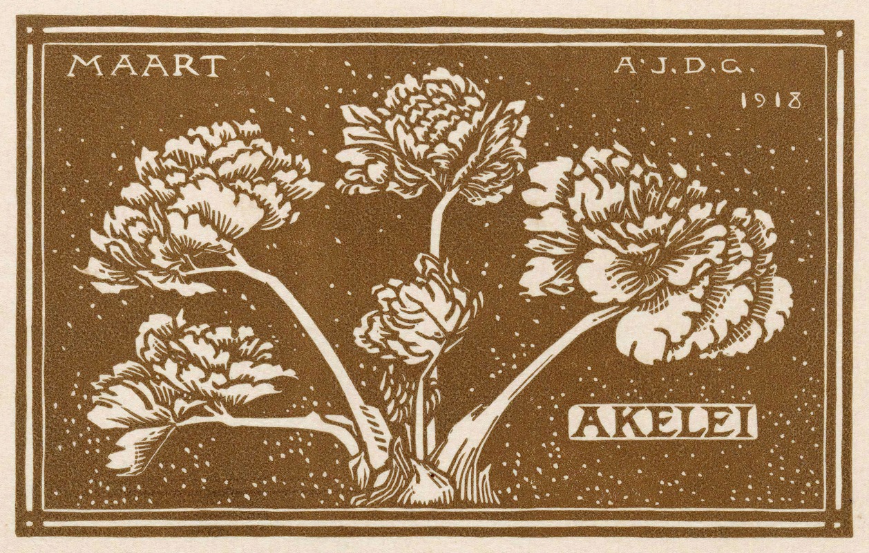 Maart by Julie de Graag, 1918 — digital art print download