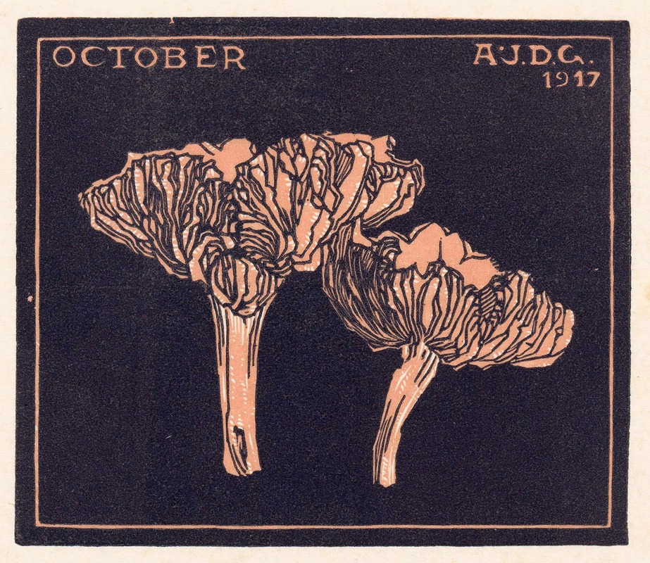 October by Джули де Грааг, 1917 — digital art print download