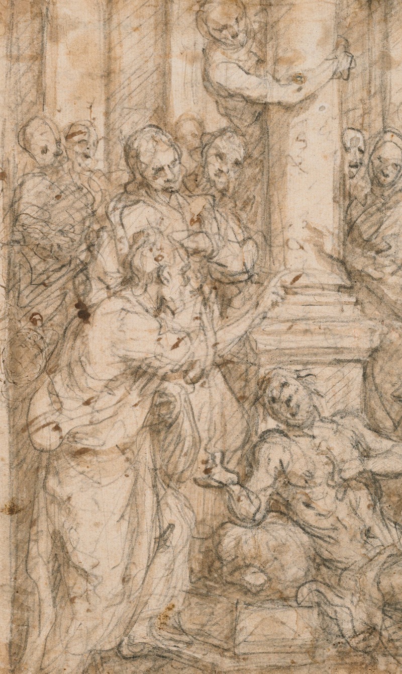 Christ Resurrecting a Paralytic by Domenico Passignano — digital art print download