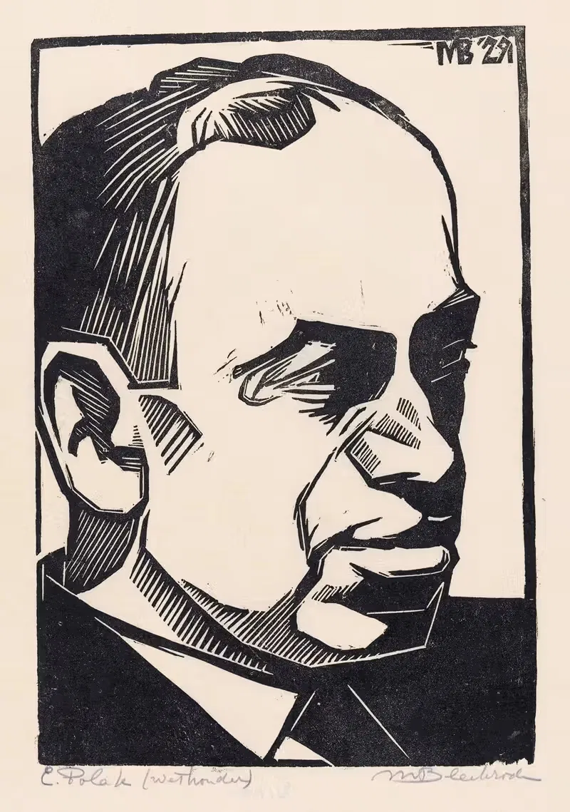 Портрет Элиэзера Полака by Мейер Блекроде, 1929 — digital art print download