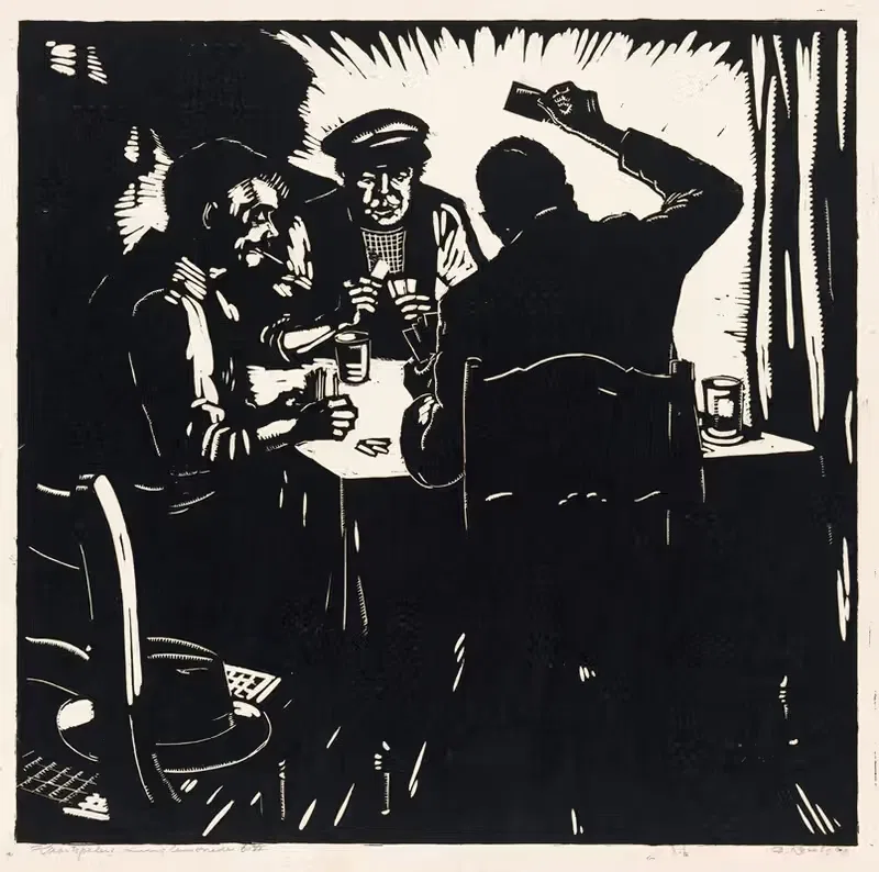 Игроки в карты by Дик Кет, 1929 — digital art print download
