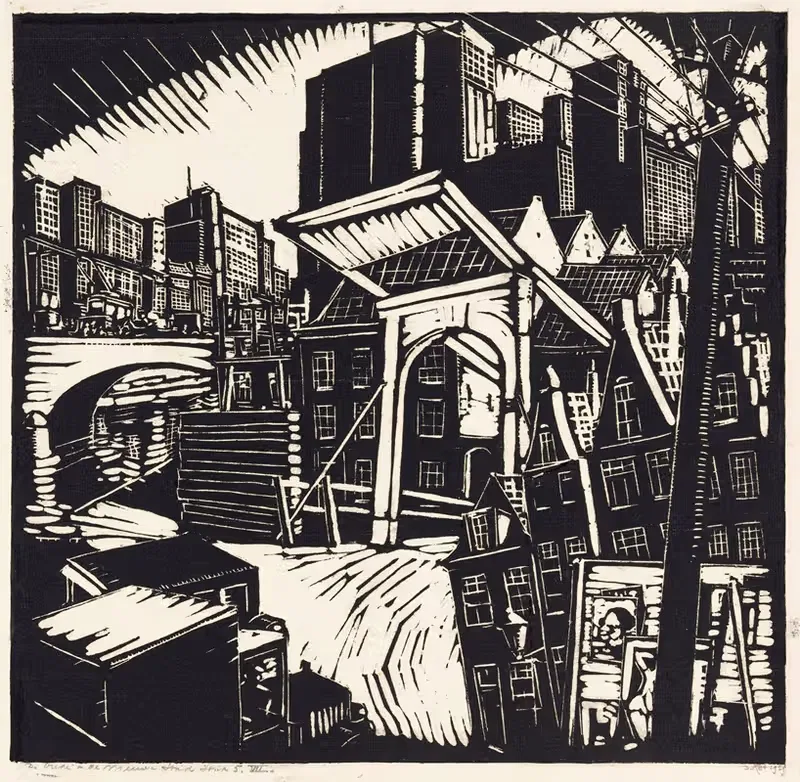 Старый и новый город by Дик Кет, 1929 — digital art print download
