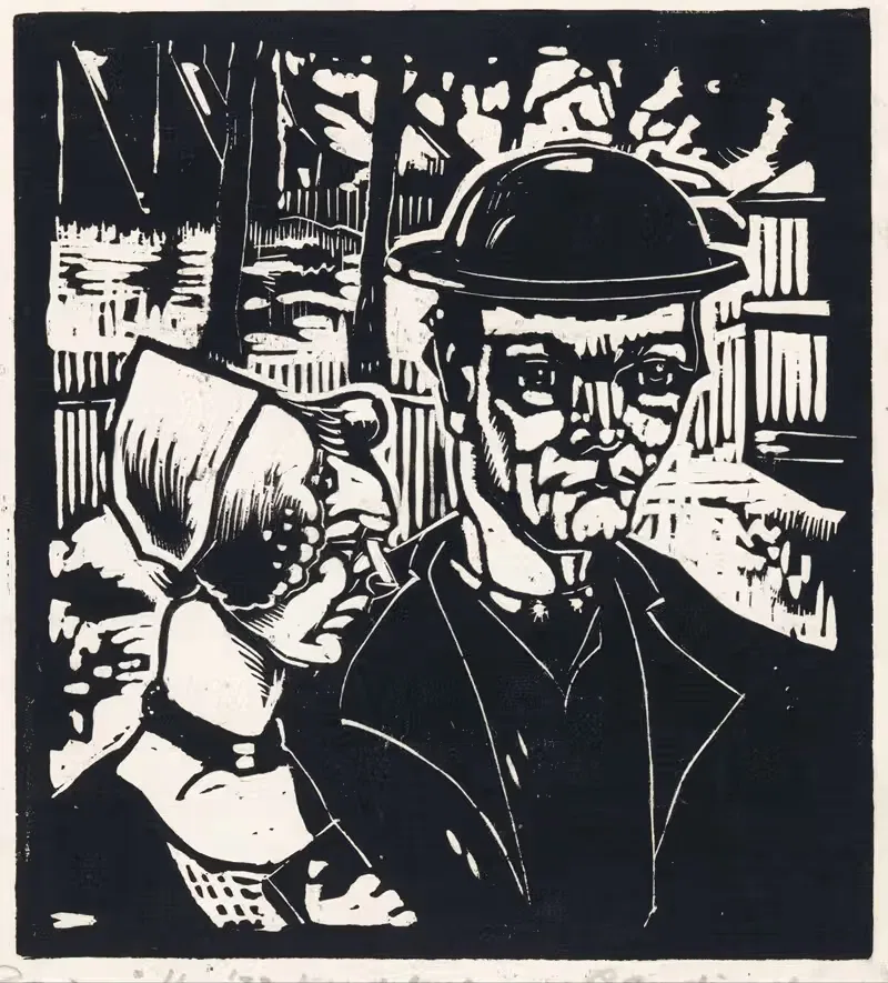 Воскресенье в Кудекеркe by Луи Кардиналс, 1932 — digital art print download