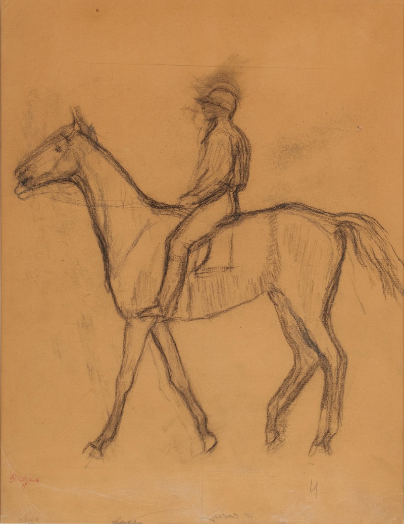 Jockey à cheval by Эдгар Дега — digital art print download