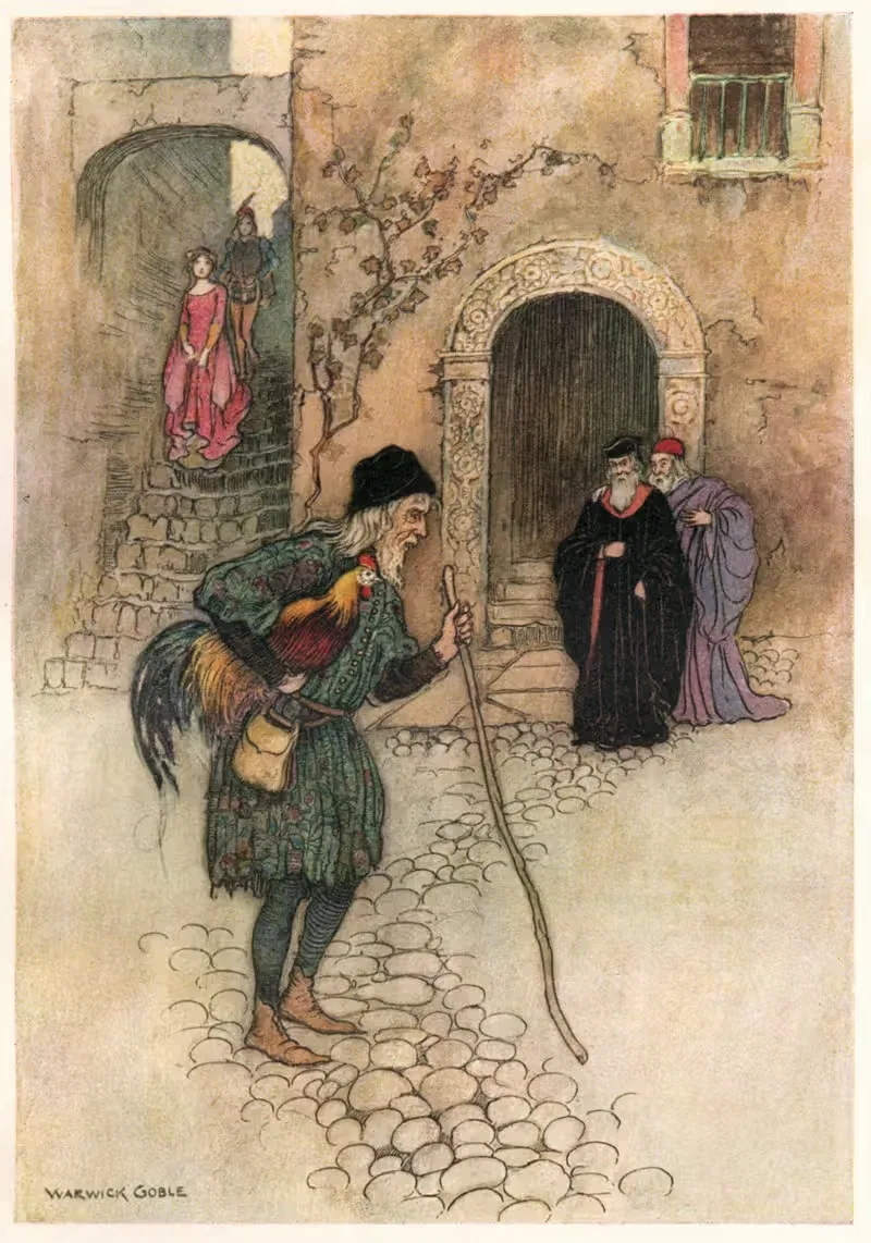 Minecco Aniello meeting the Magicians — Warwick Goble