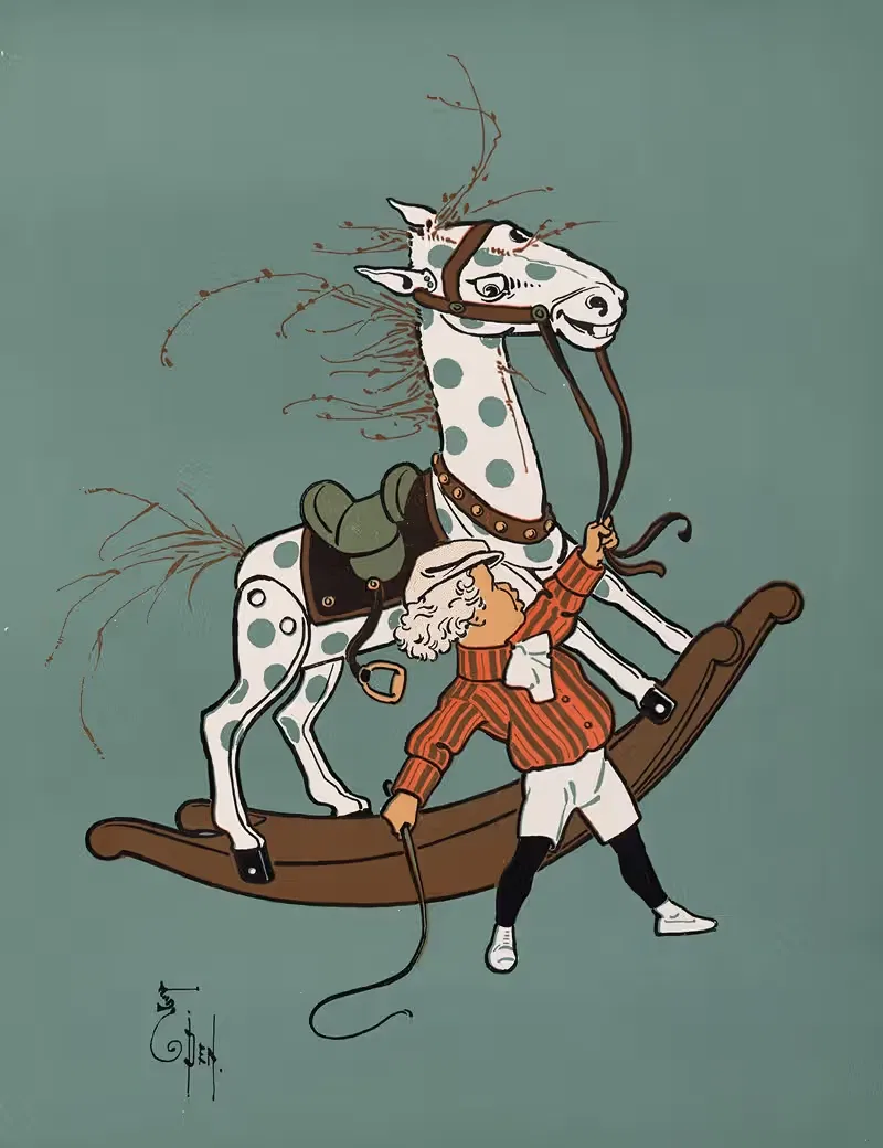 Мать Гусей Дэнслоу Пл. 41 by Уильям Уоллес Дэнслоу, 1901 — digital art print download
