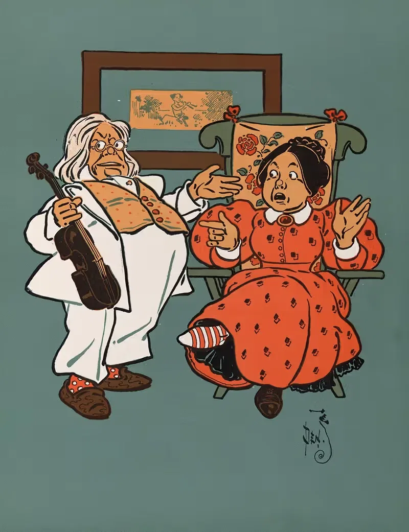 Мать Гусей Дэнслоу Пл. 52 by Уильям Уоллес Дэнслоу, 1901 — digital art print download