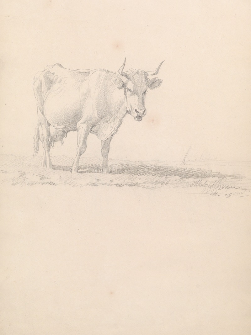 Cow by Южен Жозеф Вербокховен — digital art print download