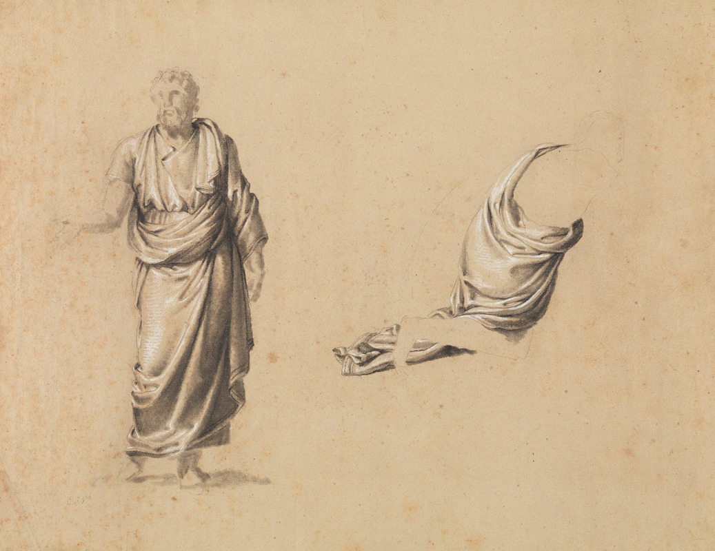 Studie van een figuur uit de klassieke oudheid — Eugène Joseph Verboeckhoven