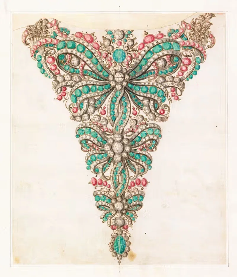 Design for a Stomacher by Anonymous — digital art print download