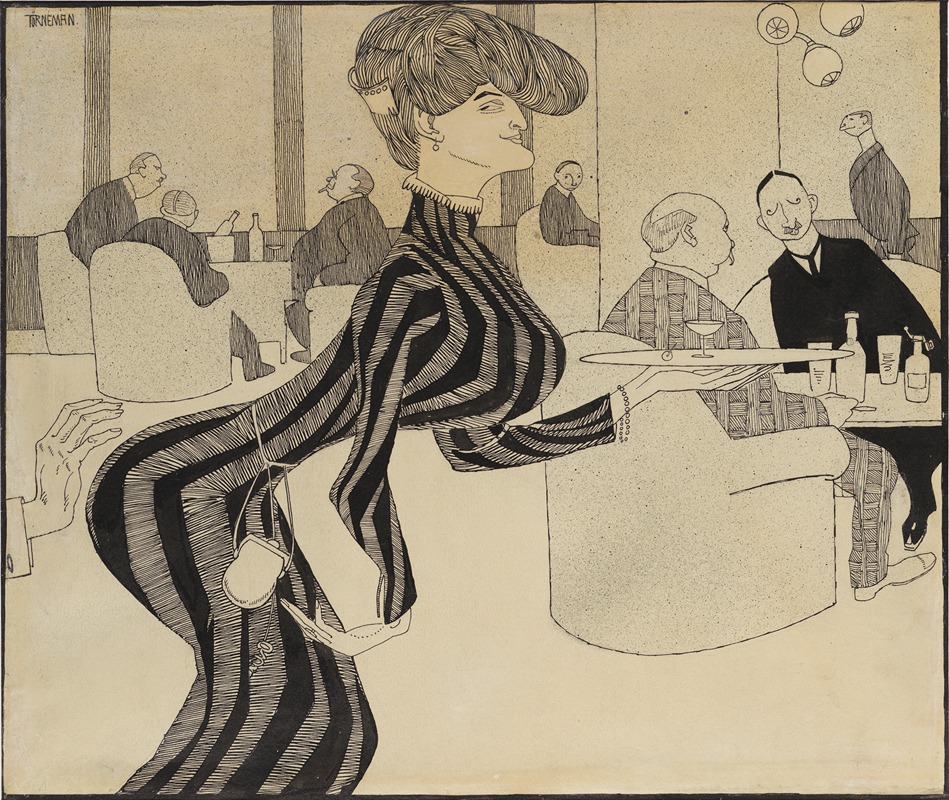 Waitress by Axel Törneman — digital art print download
