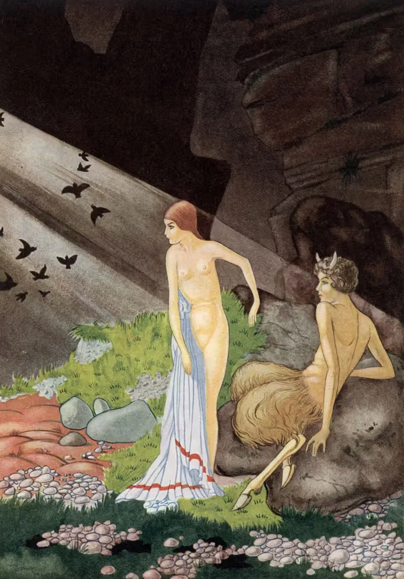 Быстрая тень затмила проход by Томас Макинзи, 1926 — digital art print download
