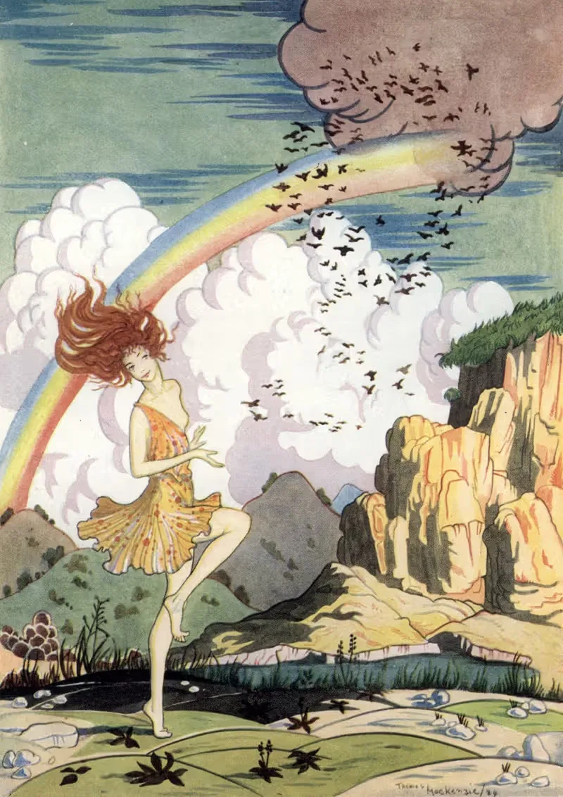 Кейтлин танцевала в неконтролируемой радости by Томас Макинзи, 1926 — digital art print download