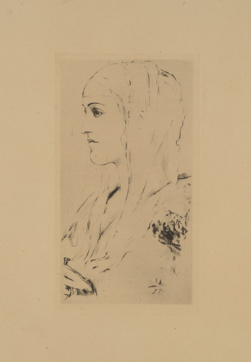 Un voile by Fernand Khnopff, 1902 — digital art print download