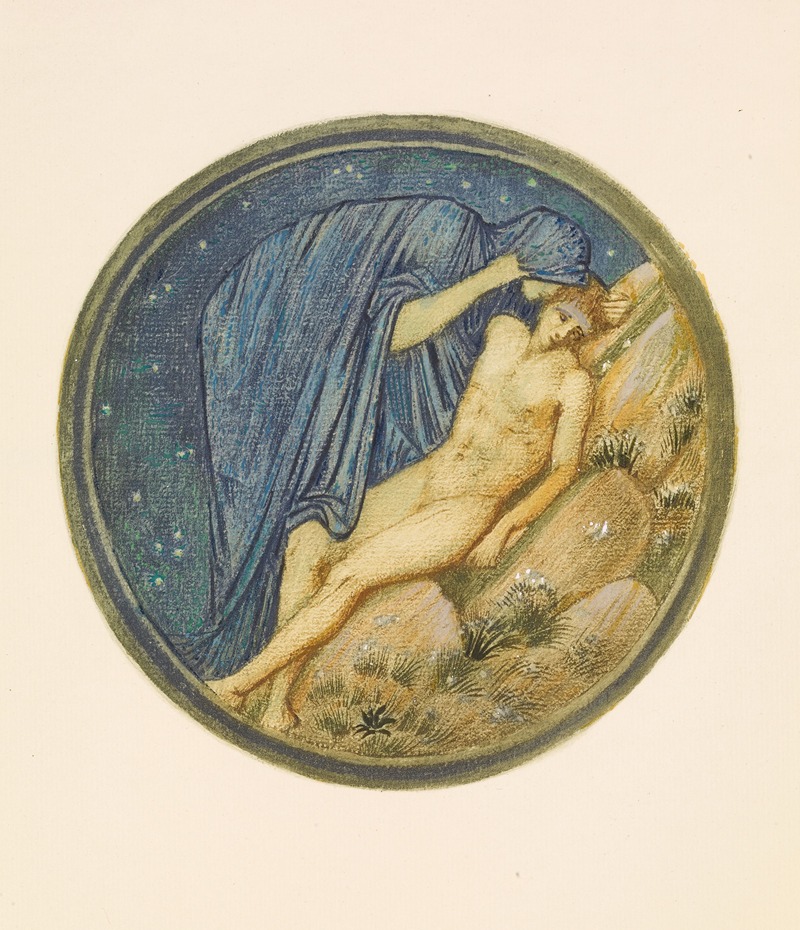 Day and Night by Sir Edward Coley Burne-Jones — digital art print download