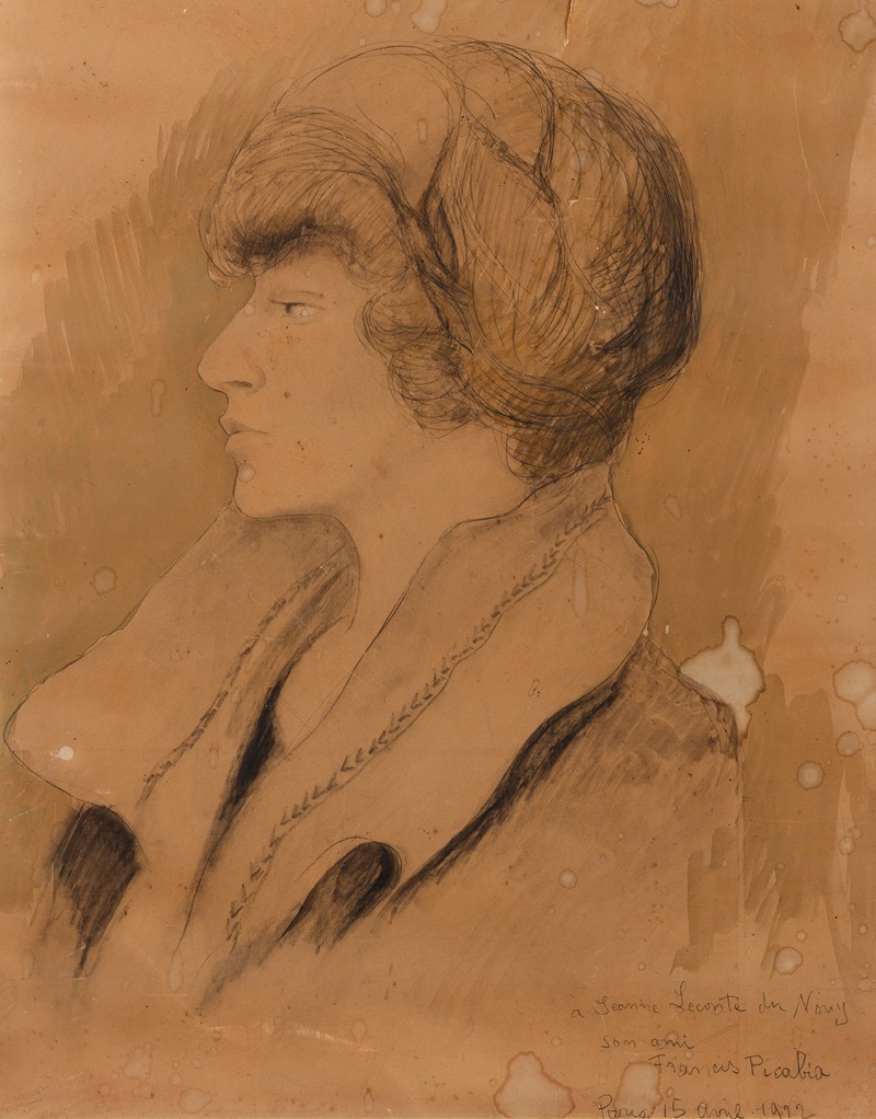 Portrait de Jeanne Lecomte du Nouÿ — Франсис Пикабия