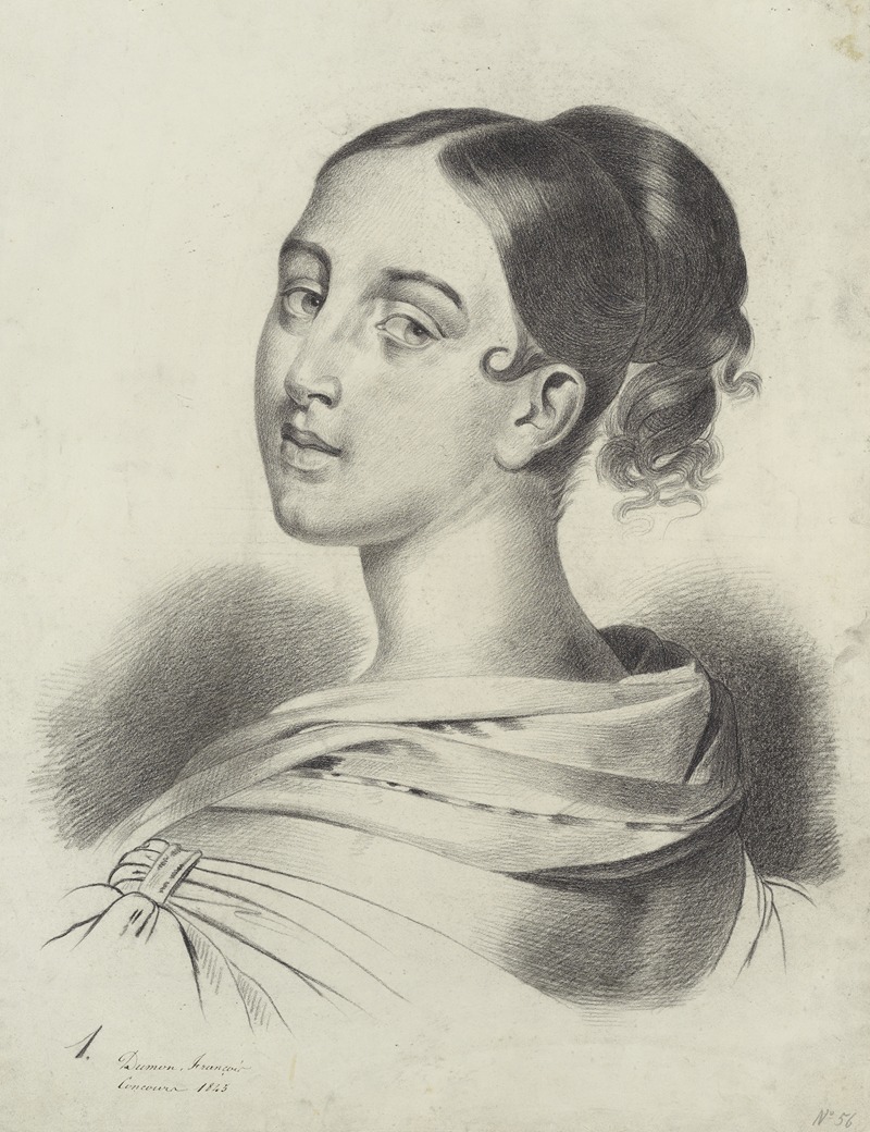 Bbust of young woman — Franciscus Dumon