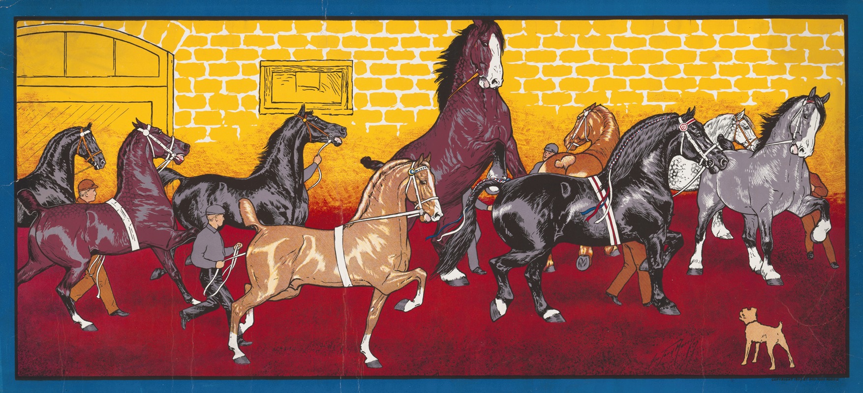 The horse fair by Geo Harris, 1903 — digital art print download