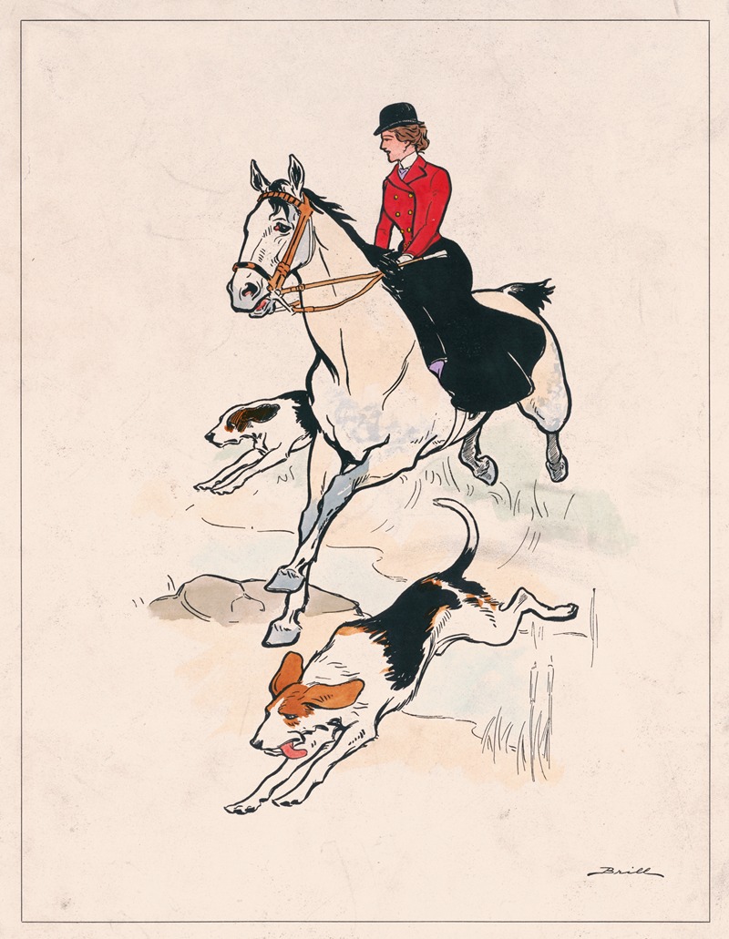 Полный крик by Джордж Рейтер Брилл, 1900 — digital art print download