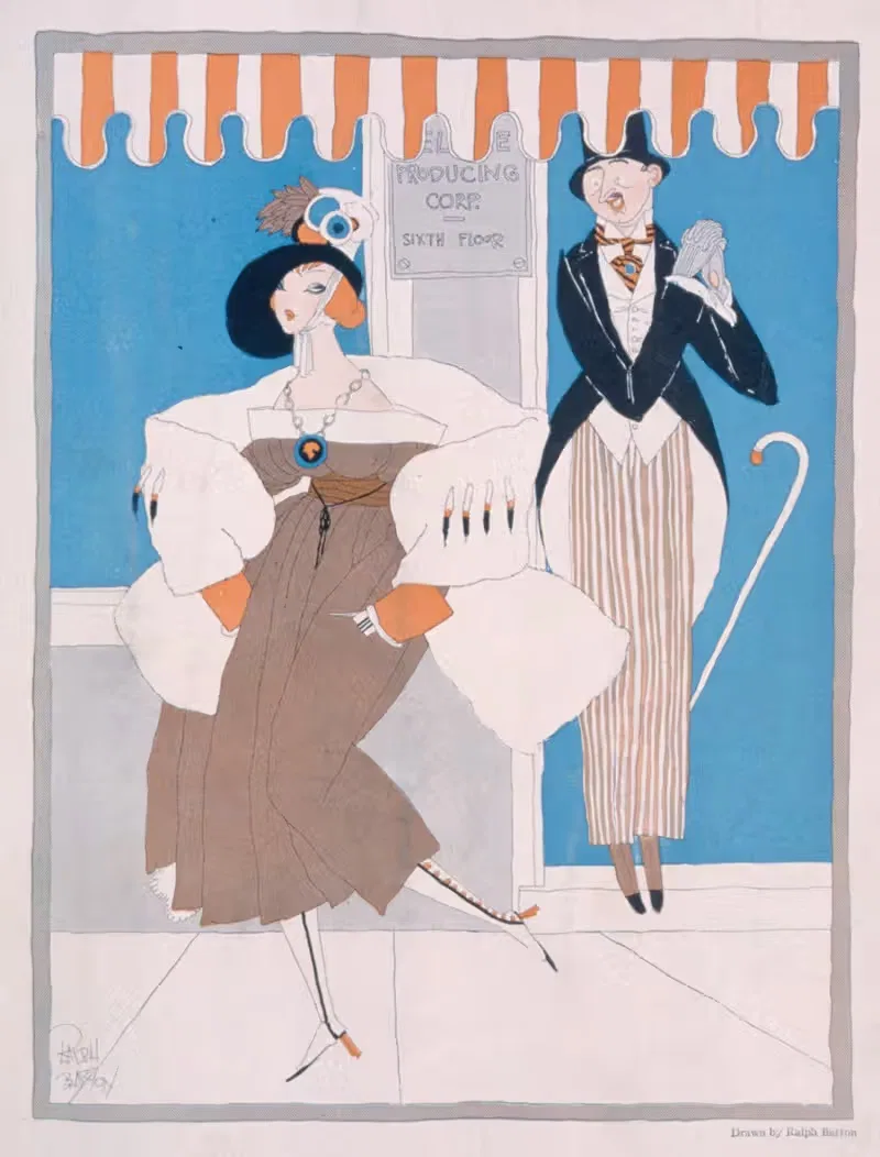 Менеджер обнаруживает великие актерские способности. by Ральф Бартон, 1916 — digital art print download