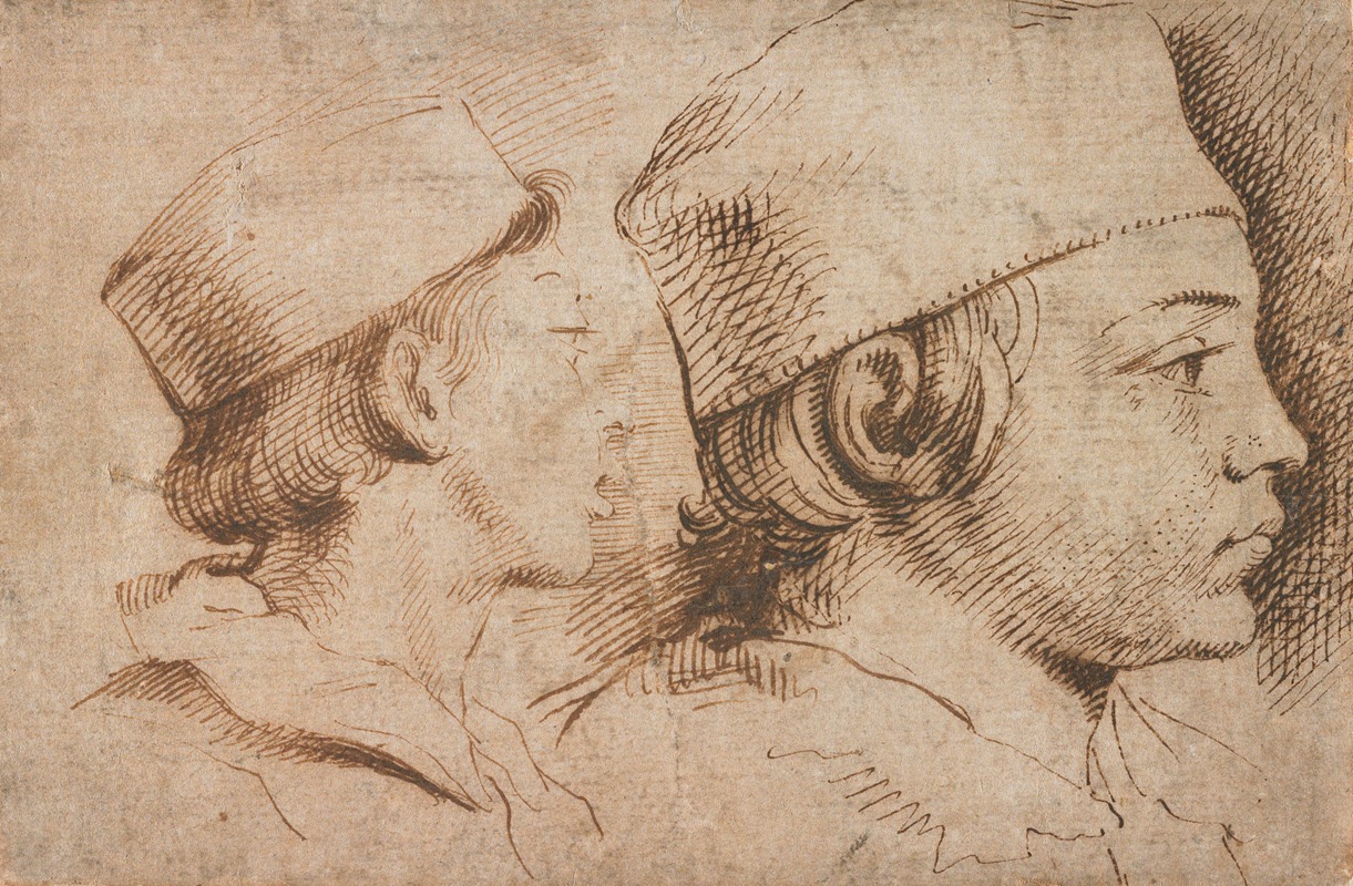 Heads of Two Boys — Джованни Баттиста Караджоло