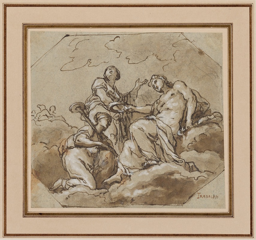 Apotheosis of Classical Divinities — Giuliano Traballesi