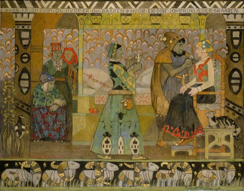 Духовитый в горы by Герхард Мунте, 1928 — digital art print download