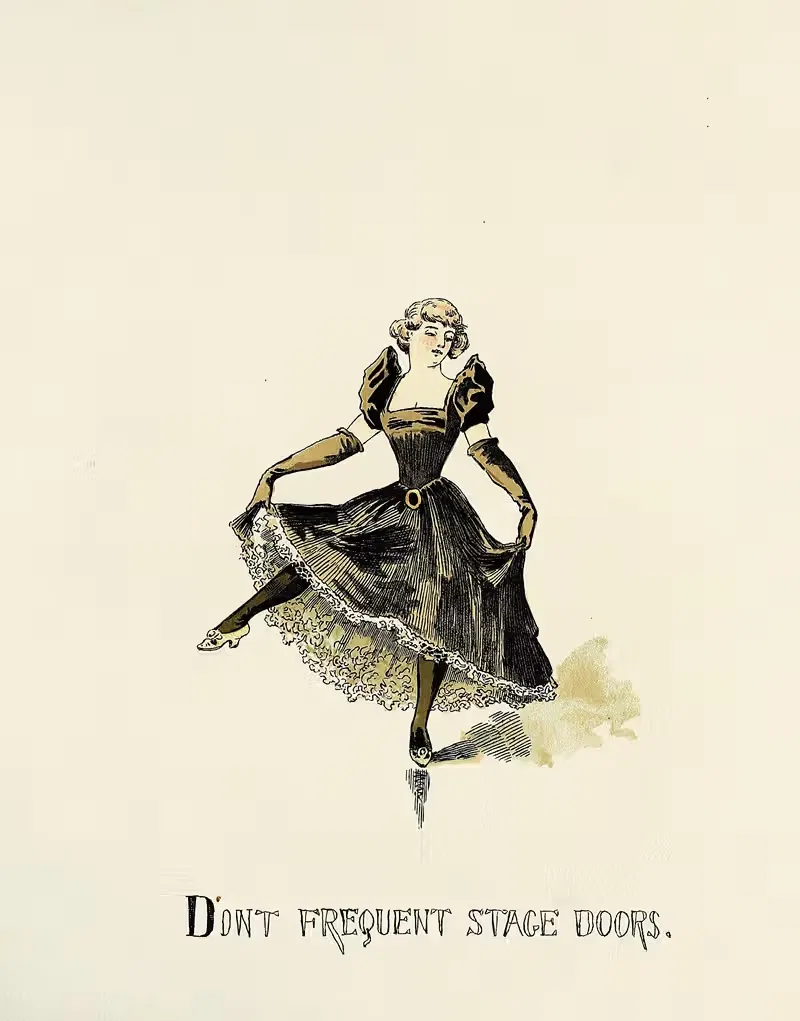 Matrimonial advice pl07 by Harry Whitney McVickar, 1891 — digital art print download