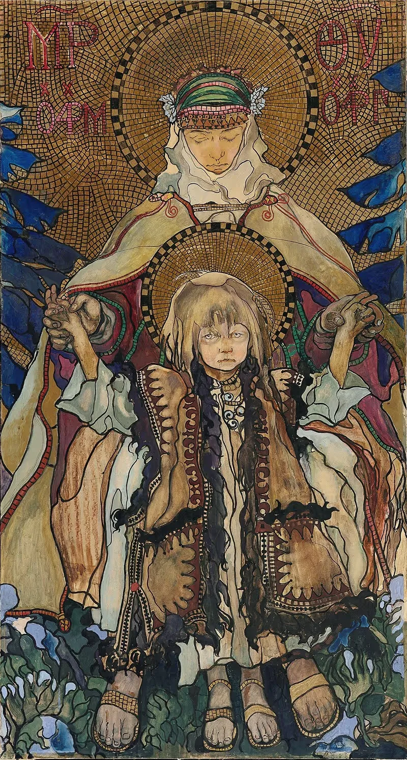 Die Huzulische Madonna — Kazimierz Sichulski