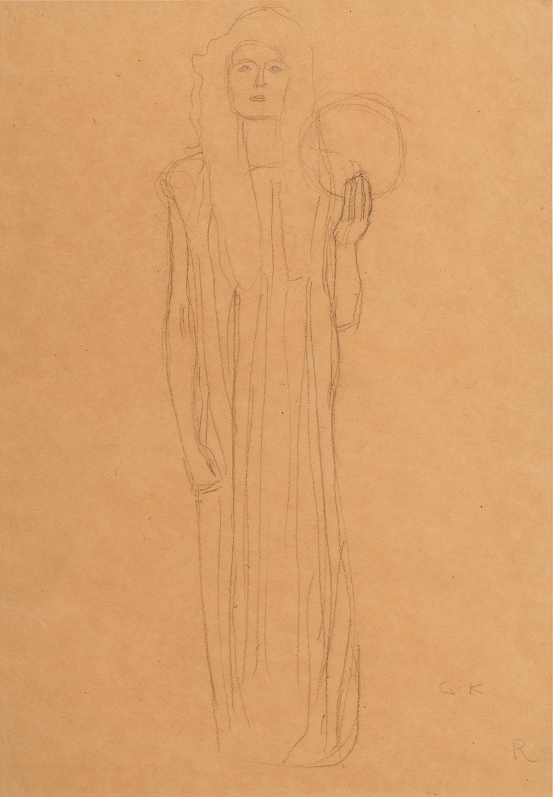 Viktoria von vorne (Viktoria from the Front) — Gustav Klimt