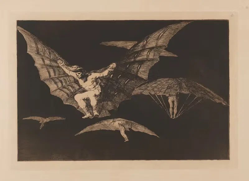 3 Бл. из 'Лос Пробербиос' by Франсиско де Гойя, 1815-1823 — digital art print download