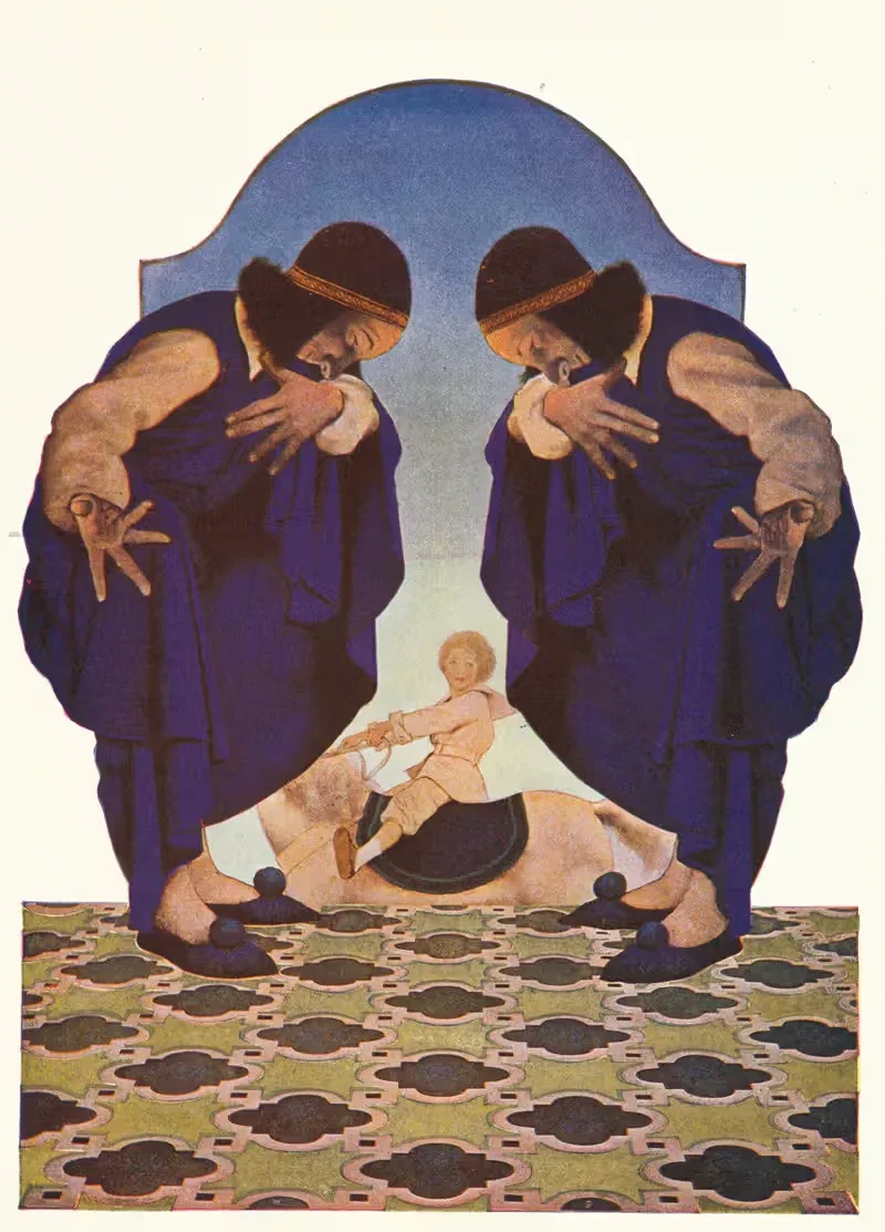 Летящий конь by Максфилд Парриш, 1904 — digital art print download