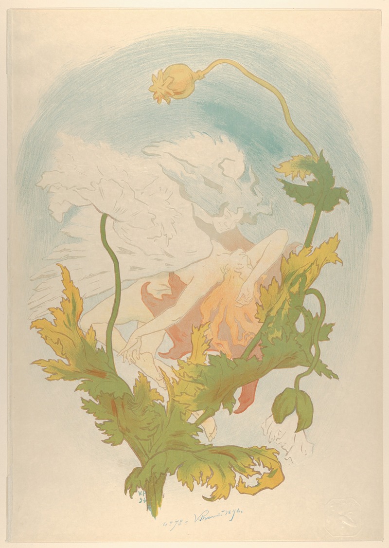 Опий by Виктор Пруве, 1894 — digital art print download
