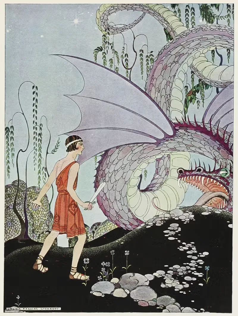 This pitiless reptile had killed his poor companions — Virginia Frances Sterrett