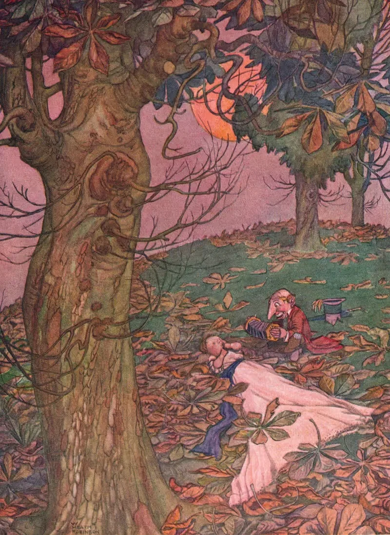 И играл это для моего удовольствия by Уильям Хит Робинсон, 1925 — digital art print download