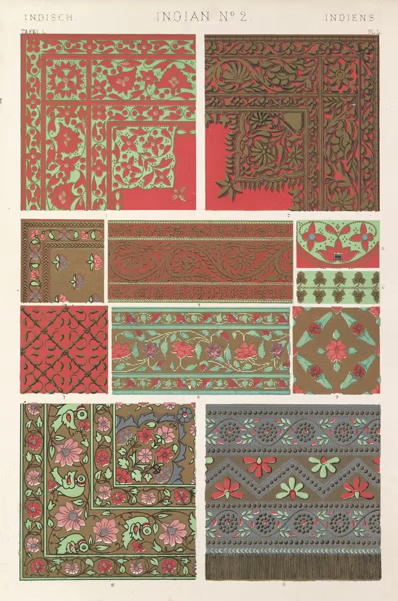 Индийский No.2 by Оуэн Джонс, 1856 — digital art print download