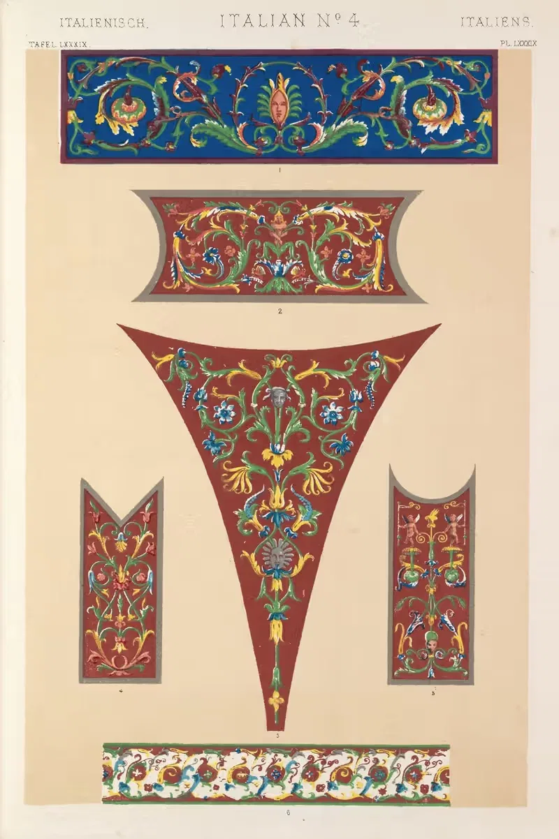 Итальянец №4 by Оуэн Джонс, 1856 — digital art print download