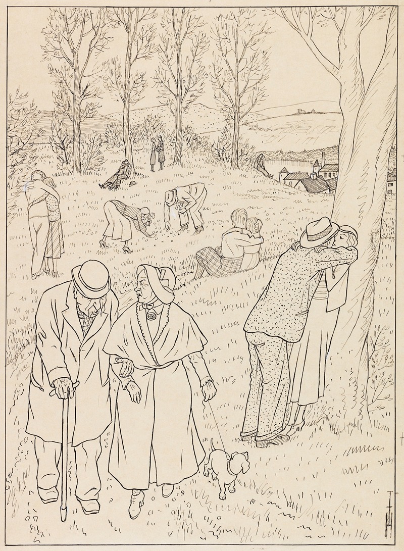 Epilog by Thomas Theodor Heine, 1933 — digital art print download