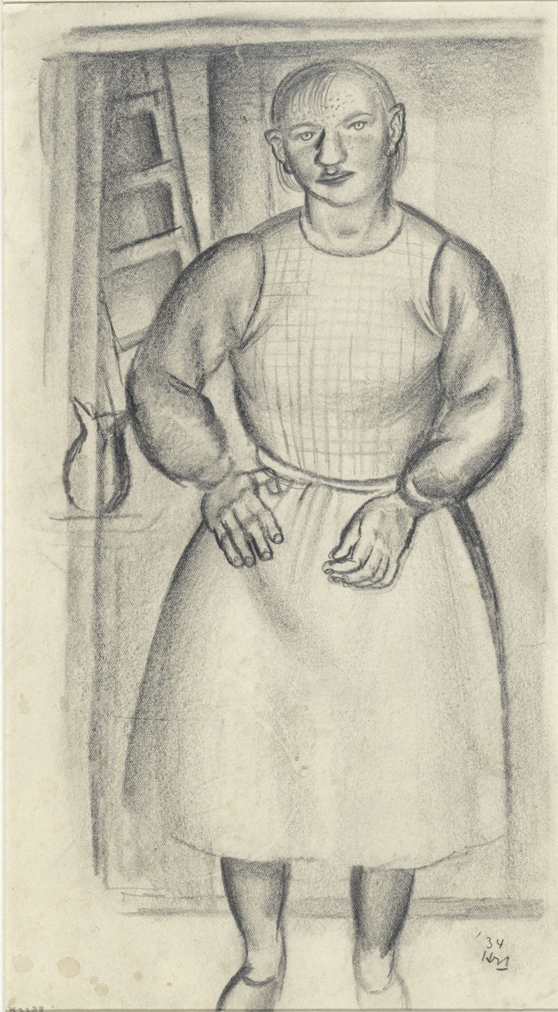 Staande vrouw by Хенк Генриэт, 1934 — digital art print download