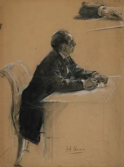 Study for The Civil Marriage by Анри Жерве, 1881 — digital art print download